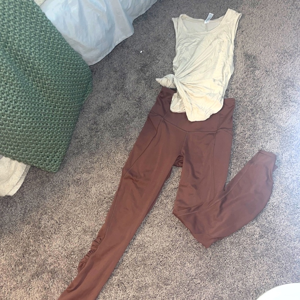 Shirt and leggings, super soft, like new, $25 for both